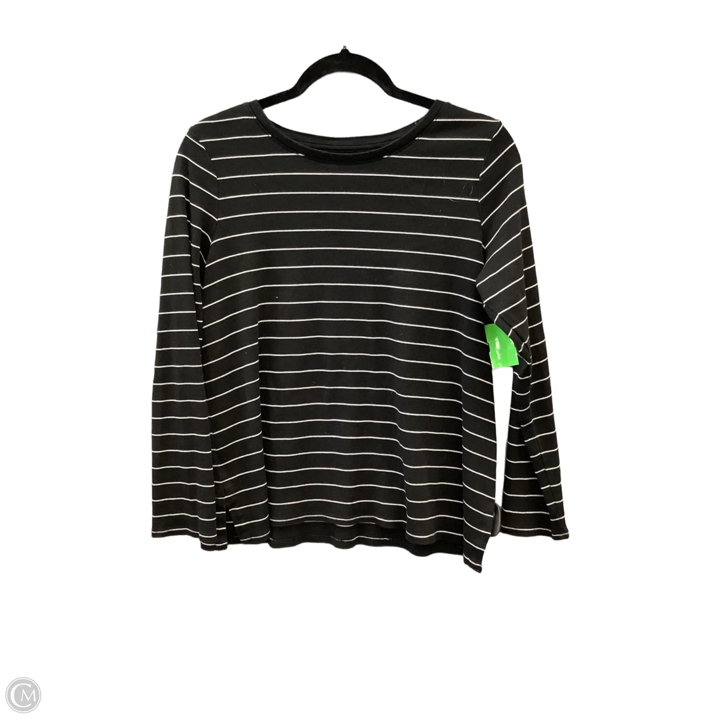 Top Long Sleeve By J. Jill In Black, Size: Mp
