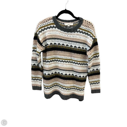 Sweater By Loft In Grey, Size: Xs
