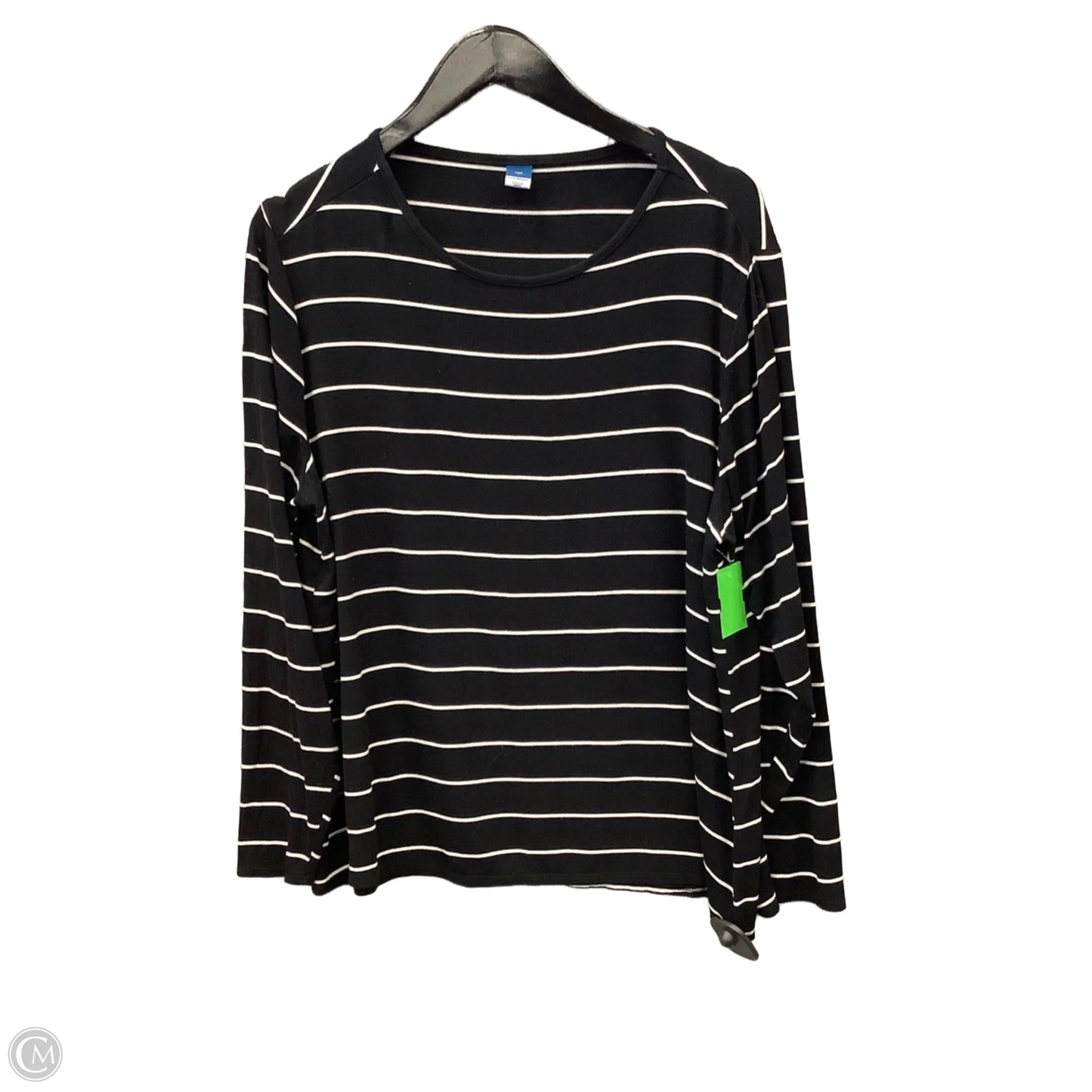 Top Long Sleeve By Old Navy In Black, Size: L