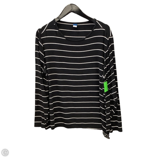 Top Long Sleeve By Old Navy In Black, Size: L