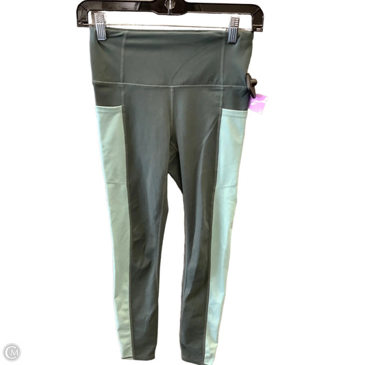 Athletic Leggings By Gaiam In Green, Size: Xs