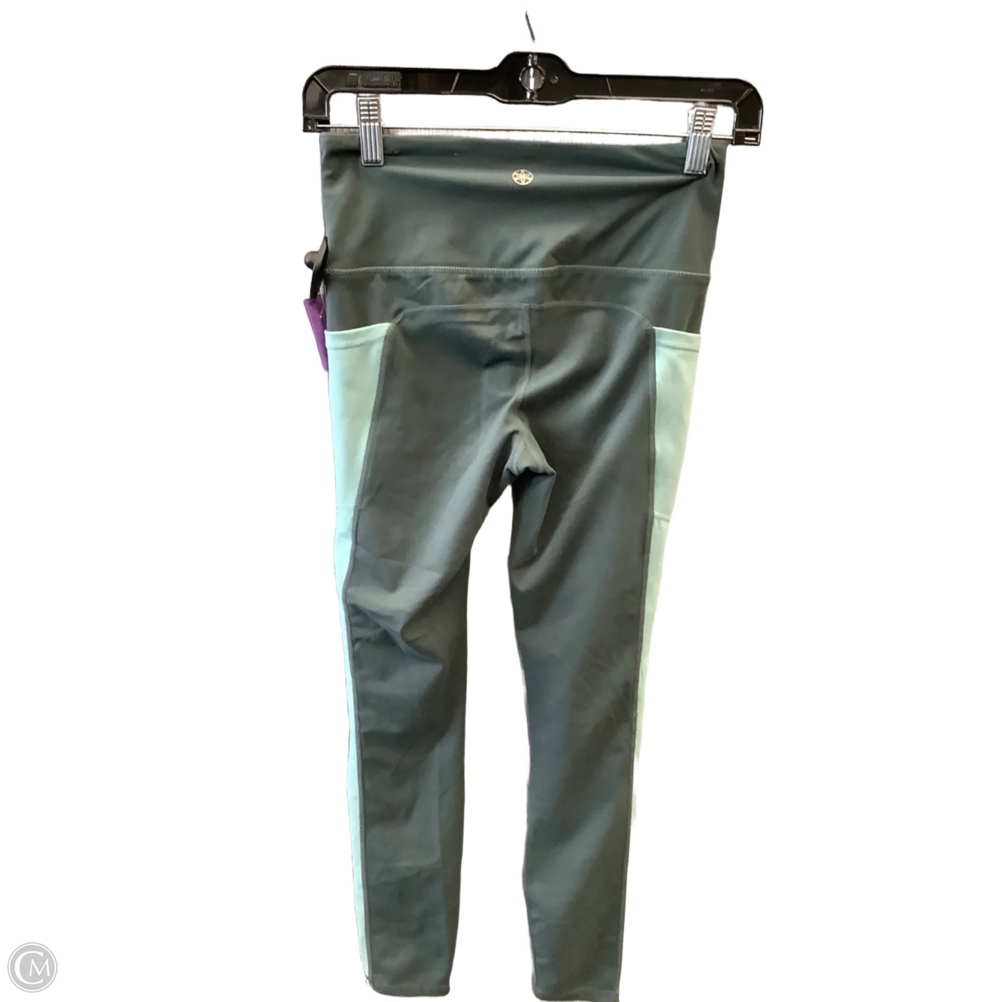 Athletic Leggings By Gaiam In Green, Size: Xs