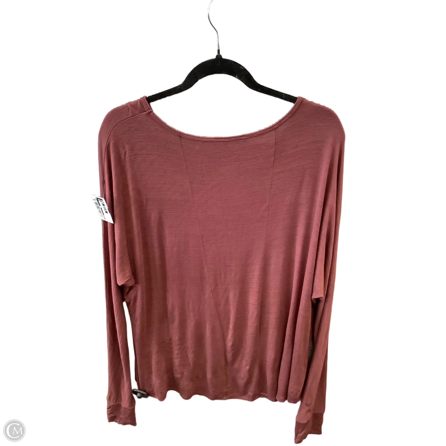 Top Long Sleeve By Grace In Brown, Size: S