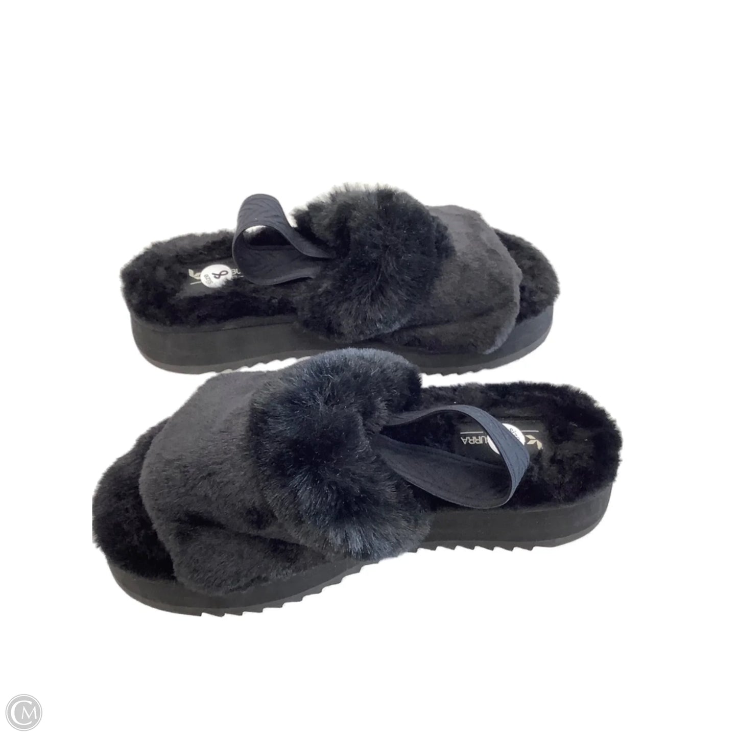 Sandals Flats By Koolaburra By Ugg In Black, Size: 8