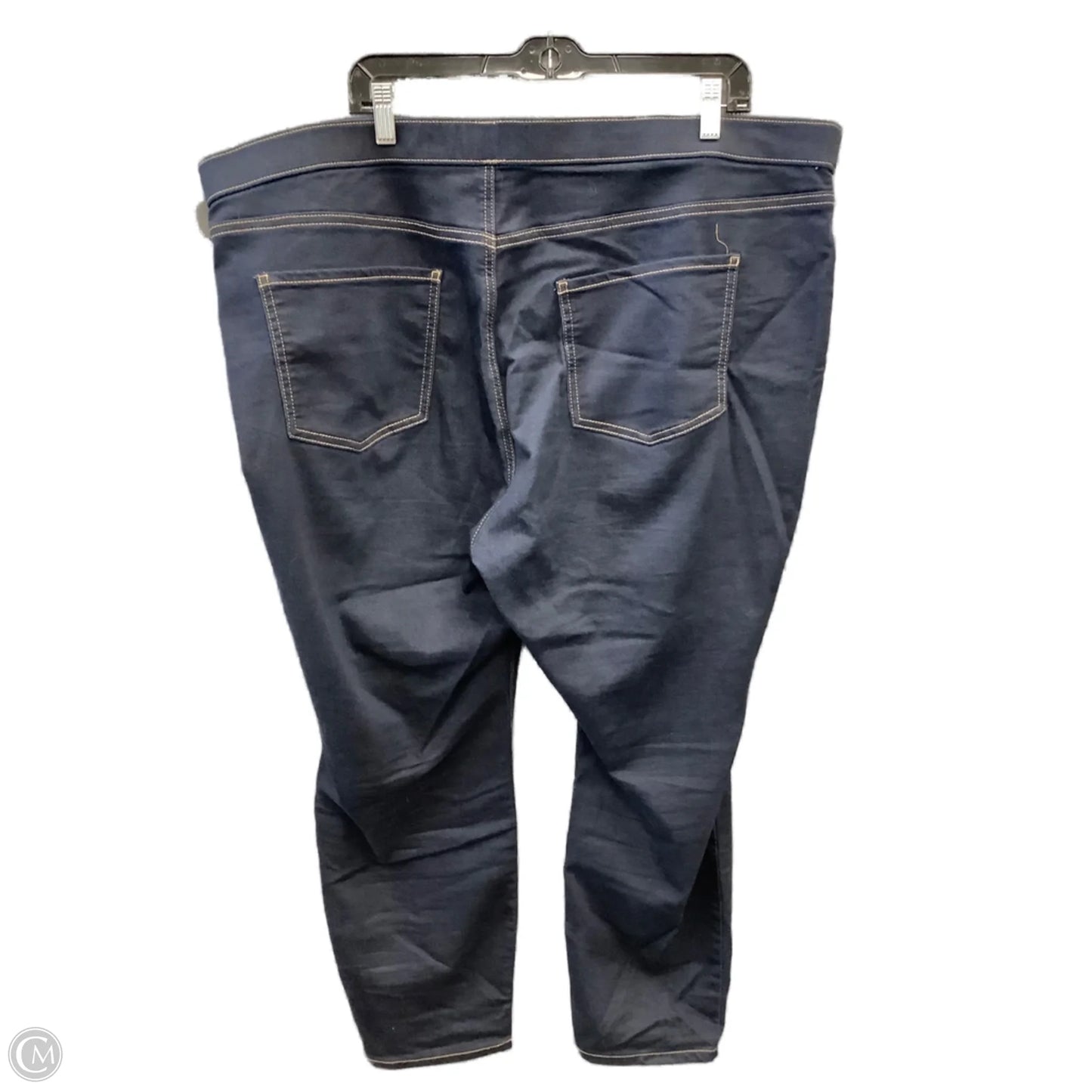 Jeans Jeggings By Simply Vera In Blue Denim, Size: 24