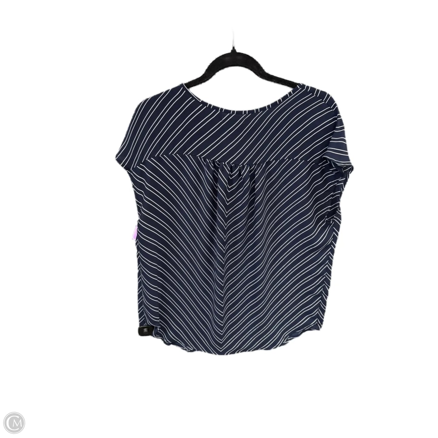Blouse Sleeveless By Maurices In Navy, Size: M