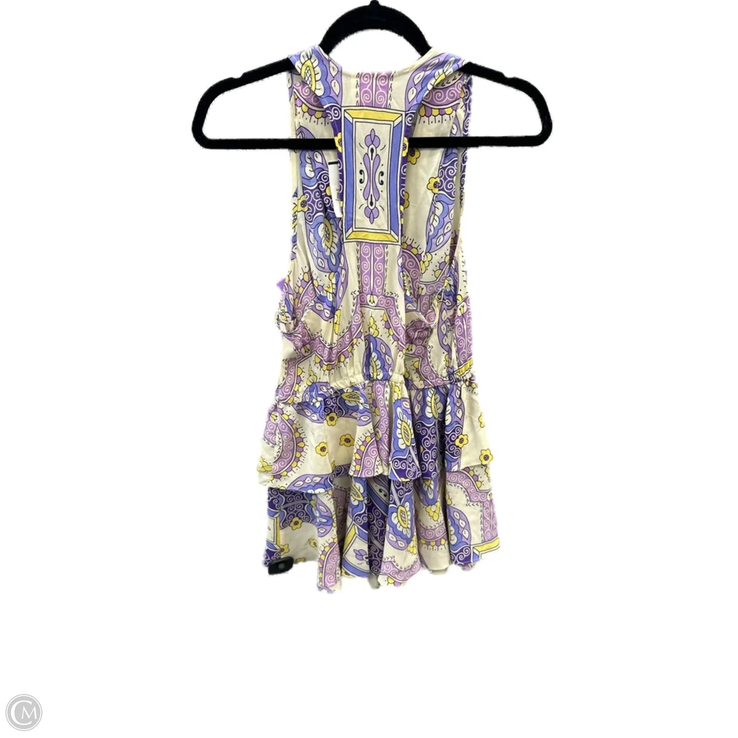 Top Sleeveless By Tracy Reese In Purple & Yellow, Size: S