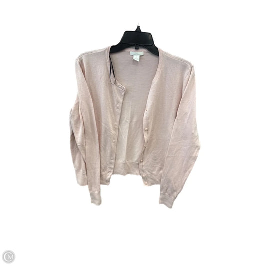 Sweater Cardigan By H&m In Pink, Size: L