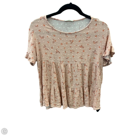 Top Short Sleeve By Clothes Mentor In Orange, Size: S