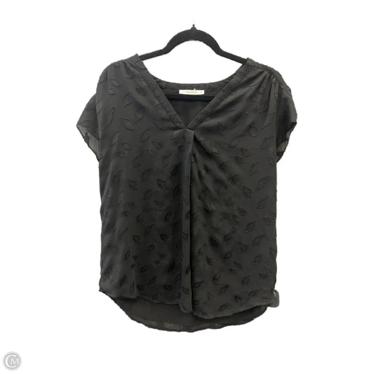 Top Short Sleeve By Fun 2 Fun In Black, Size: Xl