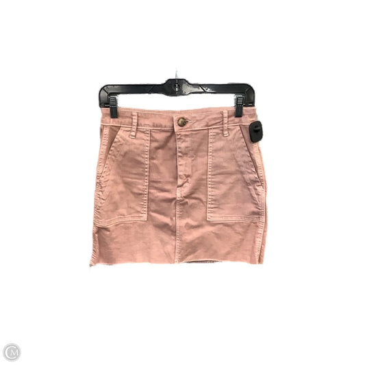 Skirt Mini & Short By Hem & Thread In Pink, Size: 4