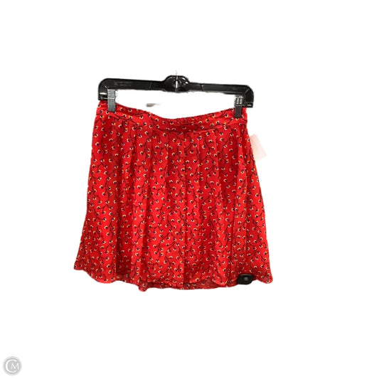 Skirt Mini & Short By Old Navy In Red, Size: 2