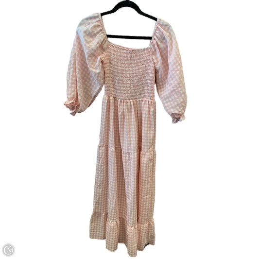 Dress Casual Midi By Clothes Mentor In Pink, Size: S