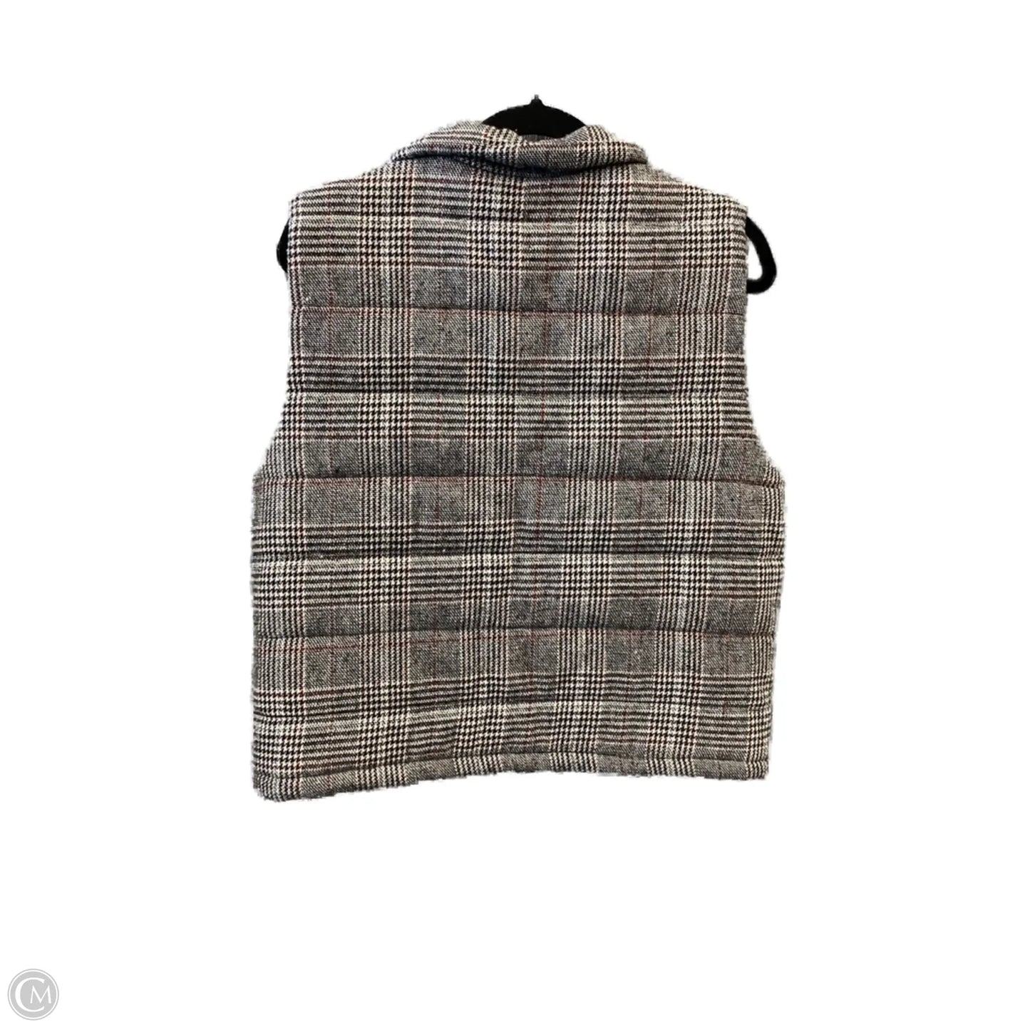 Vest Puffer & Quilted By Grace In Brown, Size: M