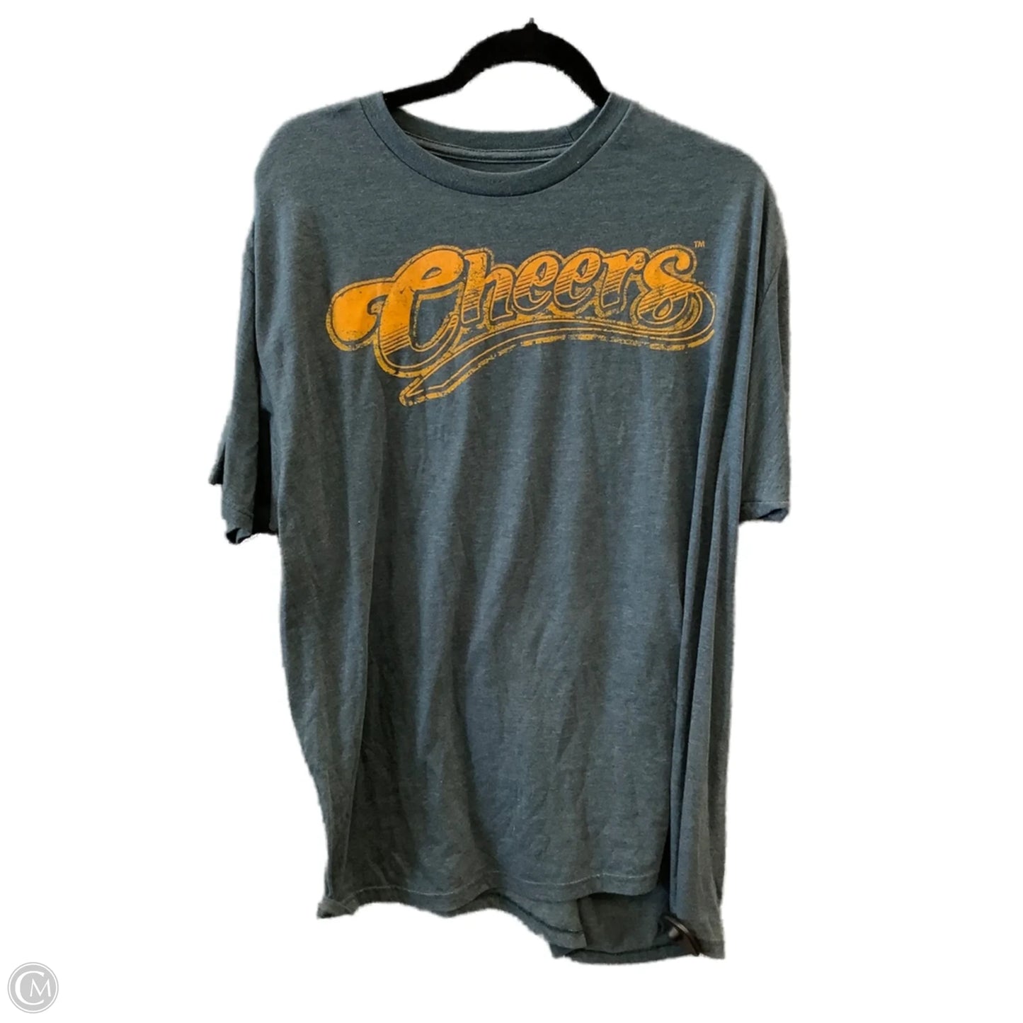 Top Short Sleeve By Cme In Blue, Size: 2x