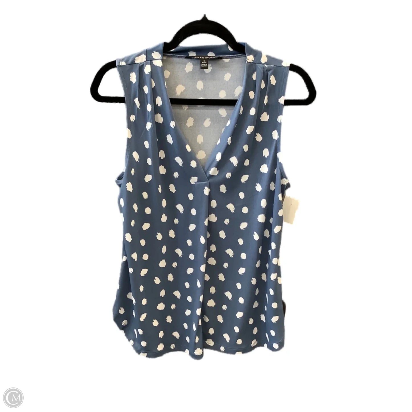Top Sleeveless By 41 Hawthorn In Blue, Size: Mp