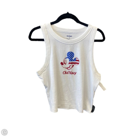 Tank Top By Old Navy In White, Size: Xl