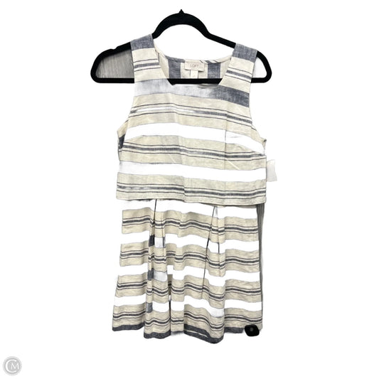 Dress Casual Short By Loft In Striped Pattern, Size: Sp