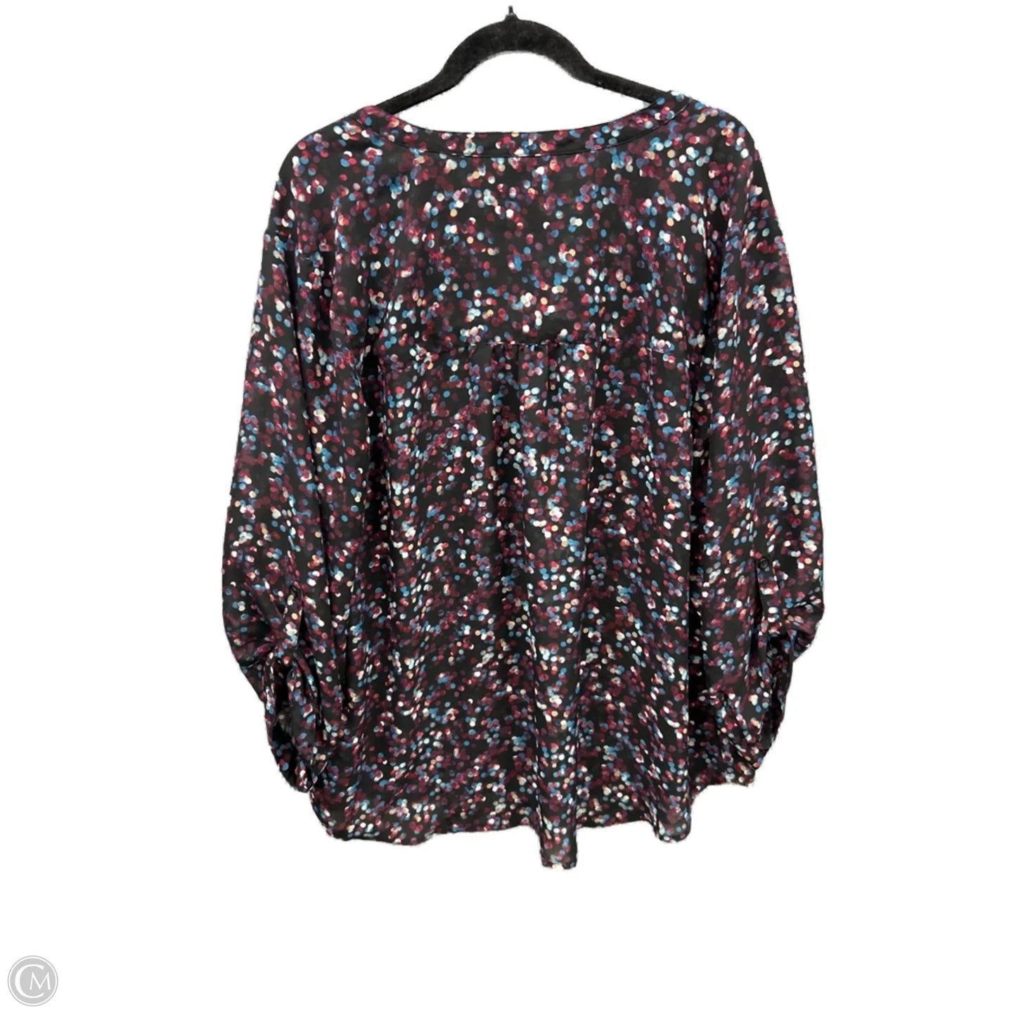 Top Long Sleeve By Maurices In Black, Size: 3x