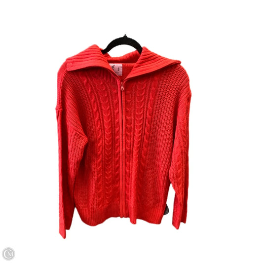 Sweater By Clothes Mentor In Red, Size: Xl