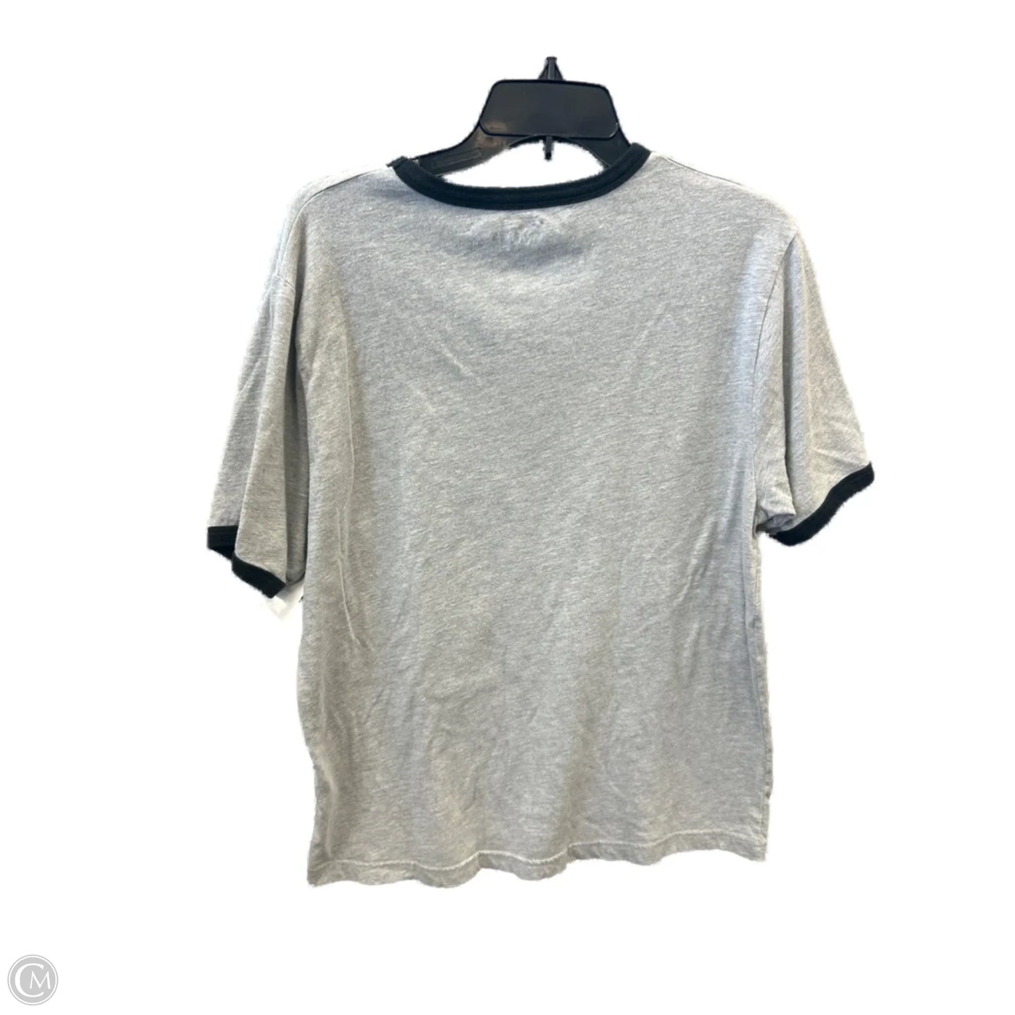 Top Short Sleeve By Walt Disney In Grey, Size: M