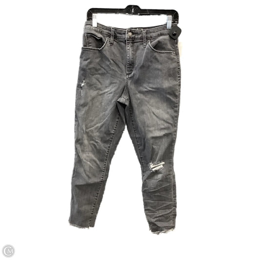 Jeans Skinny By Universal Thread In Black Denim, Size: 10p