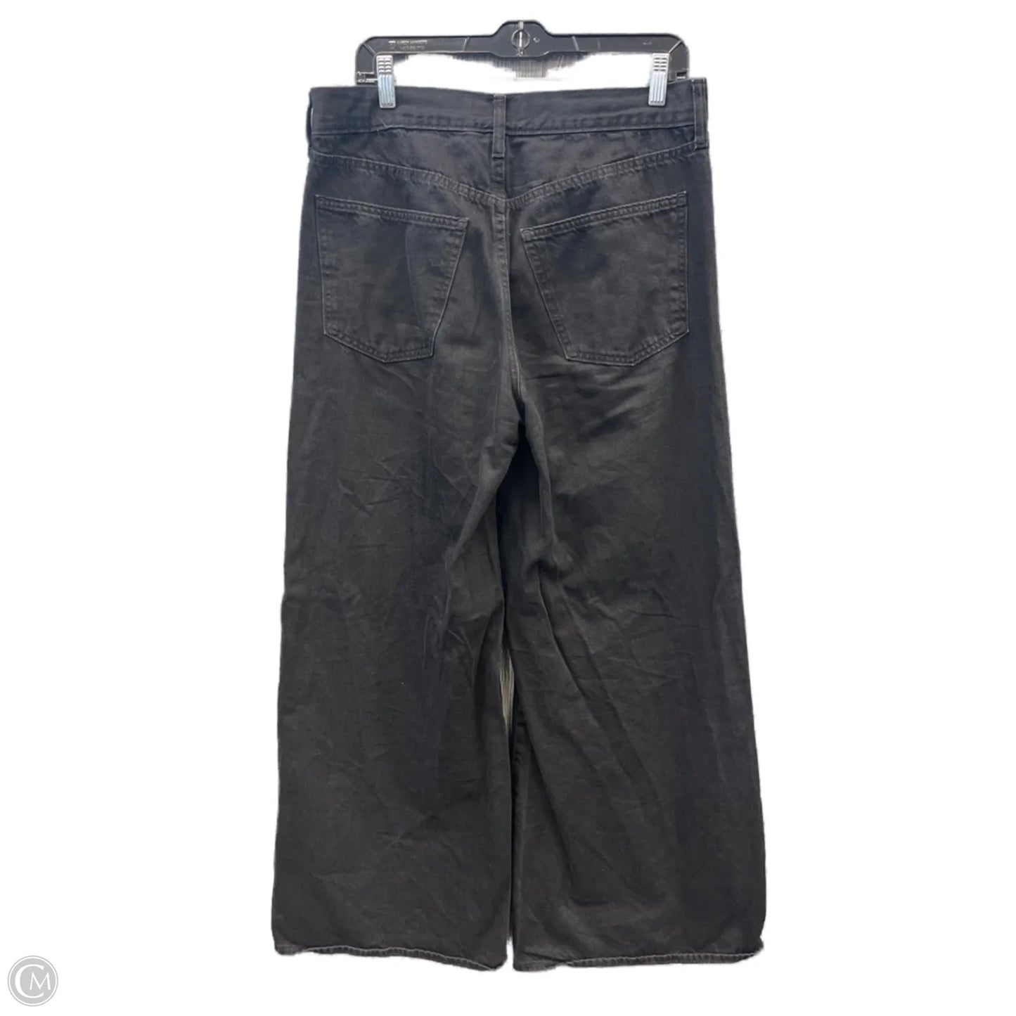 Jeans Wide Leg By Universal Thread In Black Denim, Size: 10