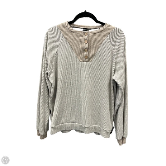 Sweater By Clothes Mentor In Grey, Size: M