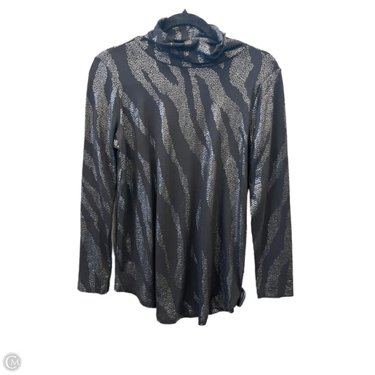 Top Long Sleeve By Jm Collections In Black, Size: S