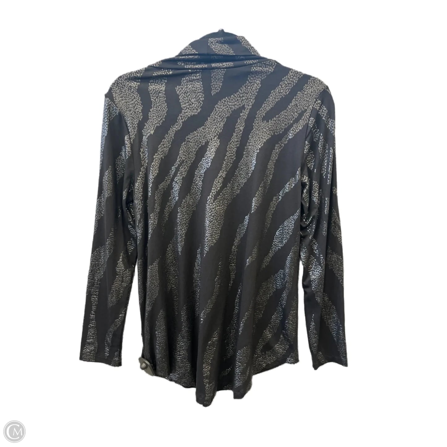 Top Long Sleeve By Jm Collections In Black, Size: S