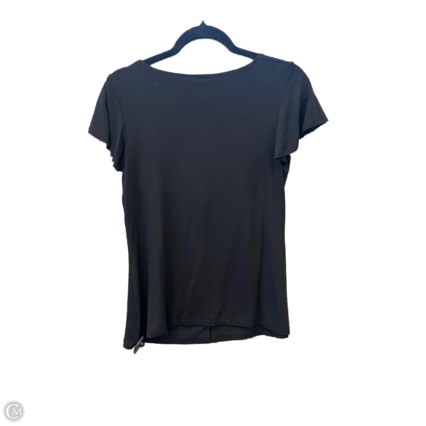 Top Short Sleeve By Style And Company In Black, Size: M