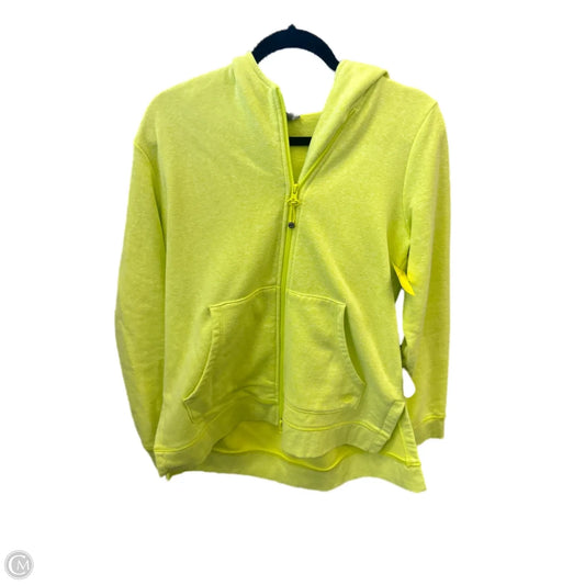 Sweatshirt Hoodie By Talbots In Yellow, Size: M