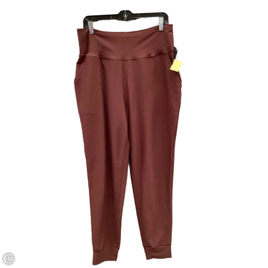 Athletic Pants By Old Navy In Maroon, Size: Xl