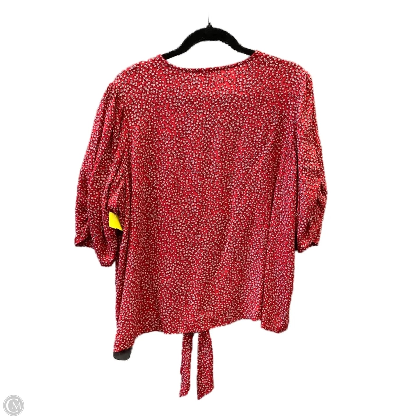 Top Short Sleeve By 1.state In Red, Size: 1x