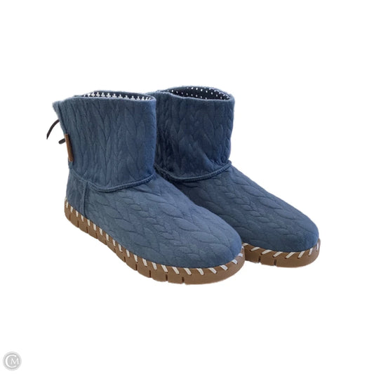 Boots Mid-calf Flats By Muk Luks In Blue, Size: 11