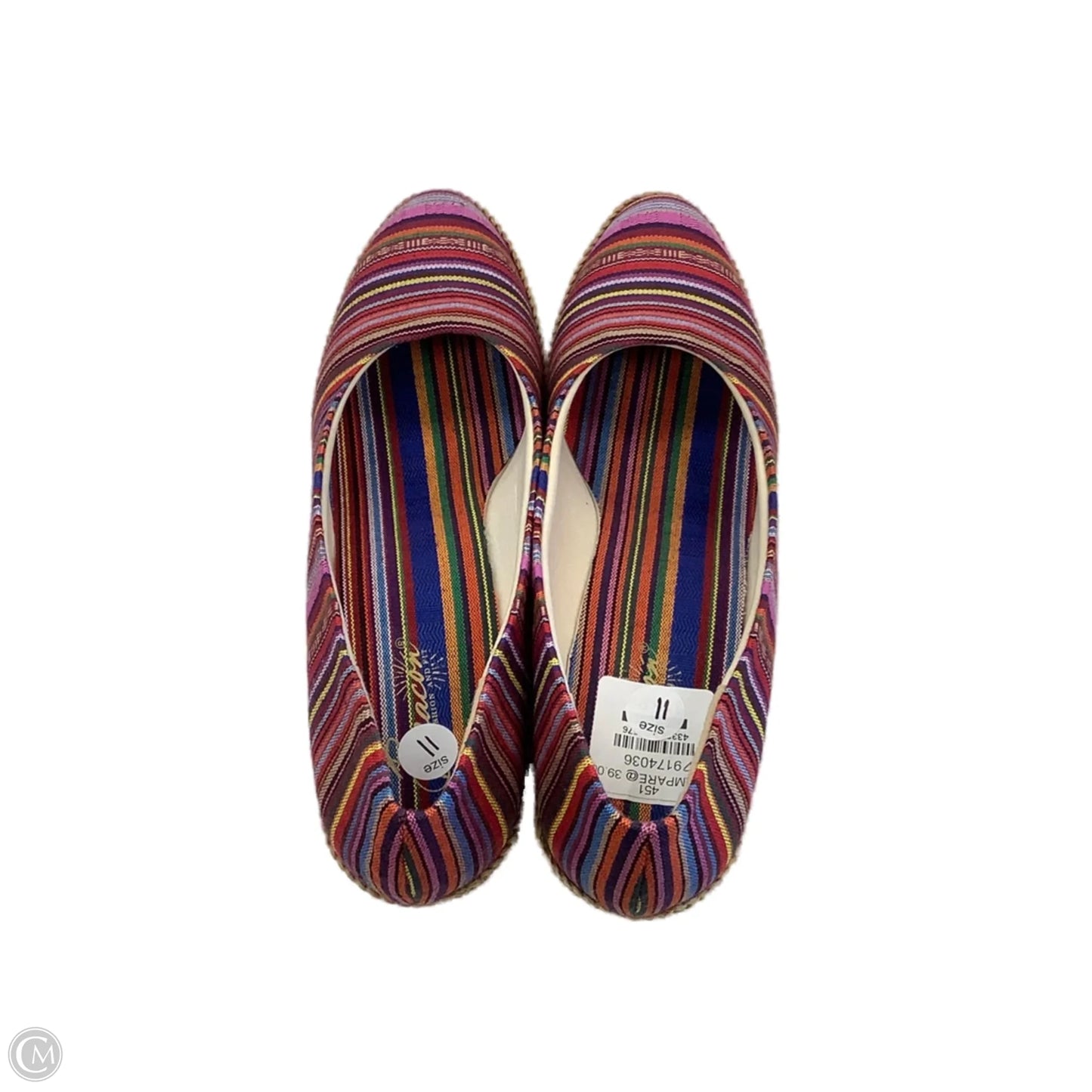 Shoes Heels Wedge By Cmf In Multi-colored, Size: 11