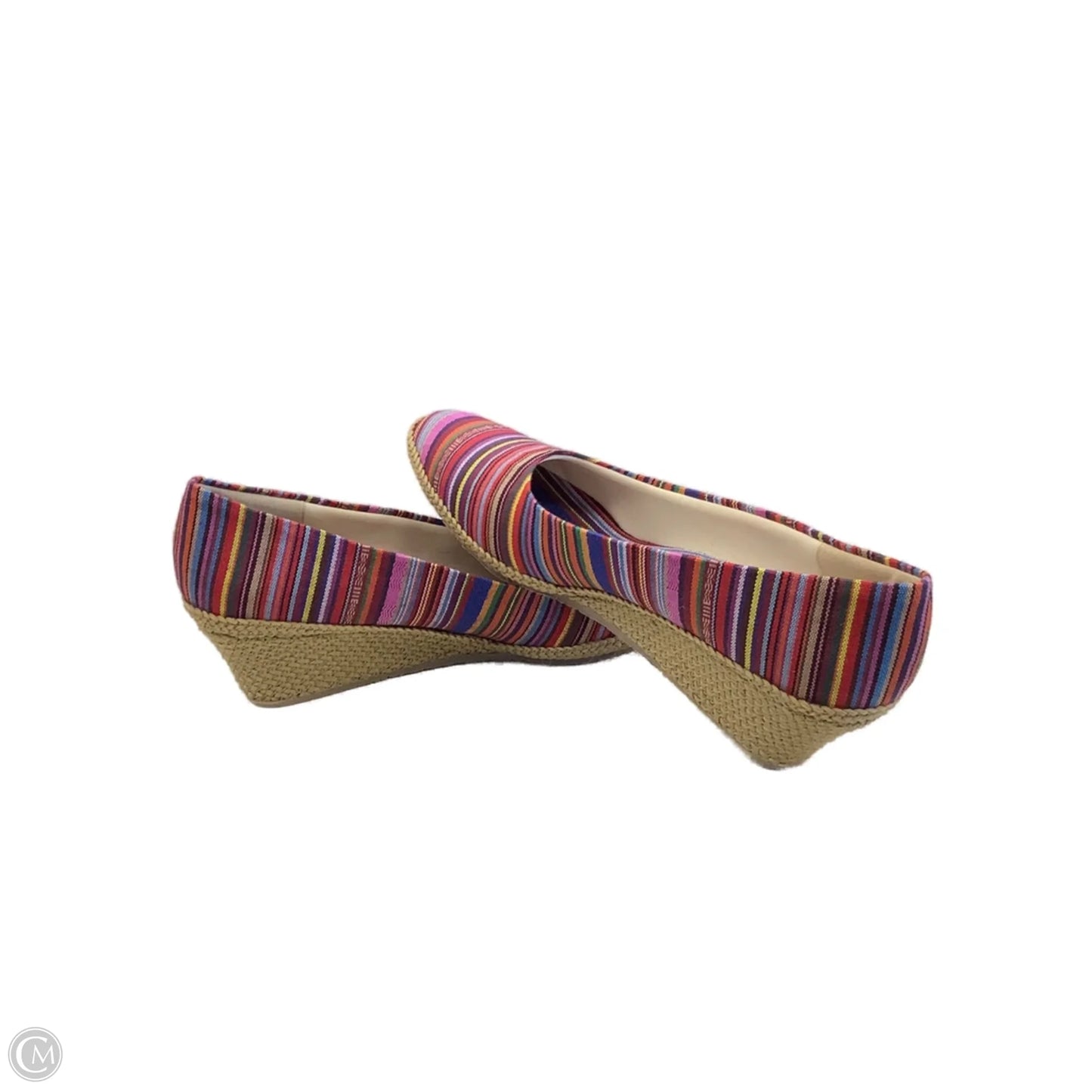 Shoes Heels Wedge By Cmf In Multi-colored, Size: 11