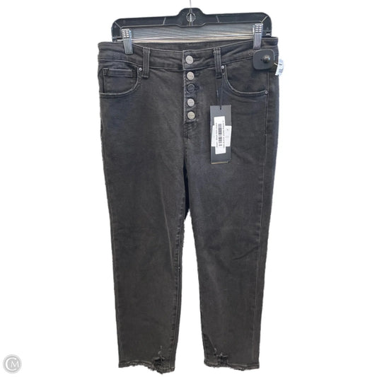 Jeans Boyfriend By Risen In Black Denim, Size: 12
