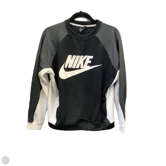 Sweatshirt Crewneck By Nike Apparel In Black, Size: M