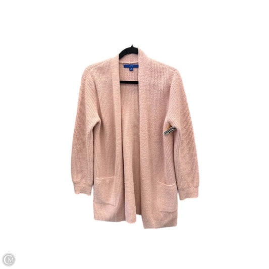 Sweater Cardigan By Apt 9 In Pink, Size: M