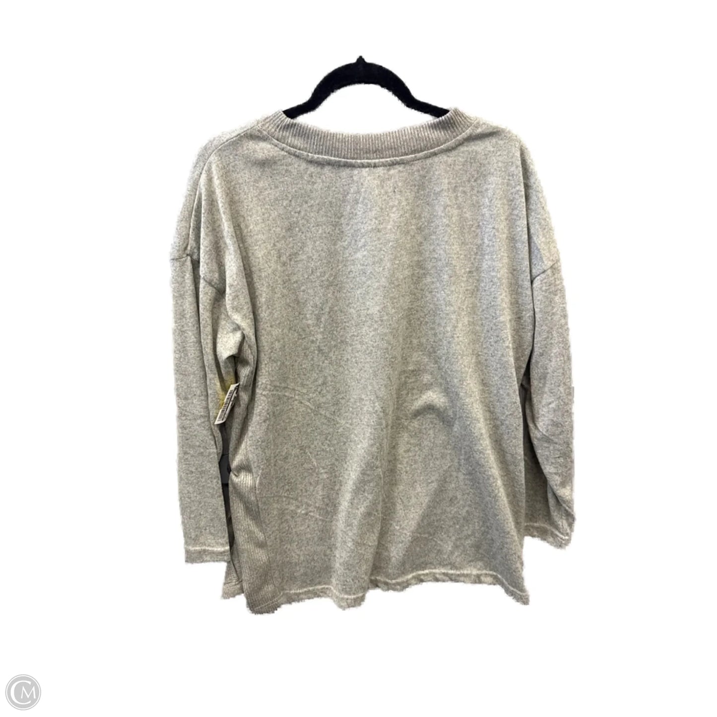 Top Long Sleeve By Just Be In Beige, Size: M