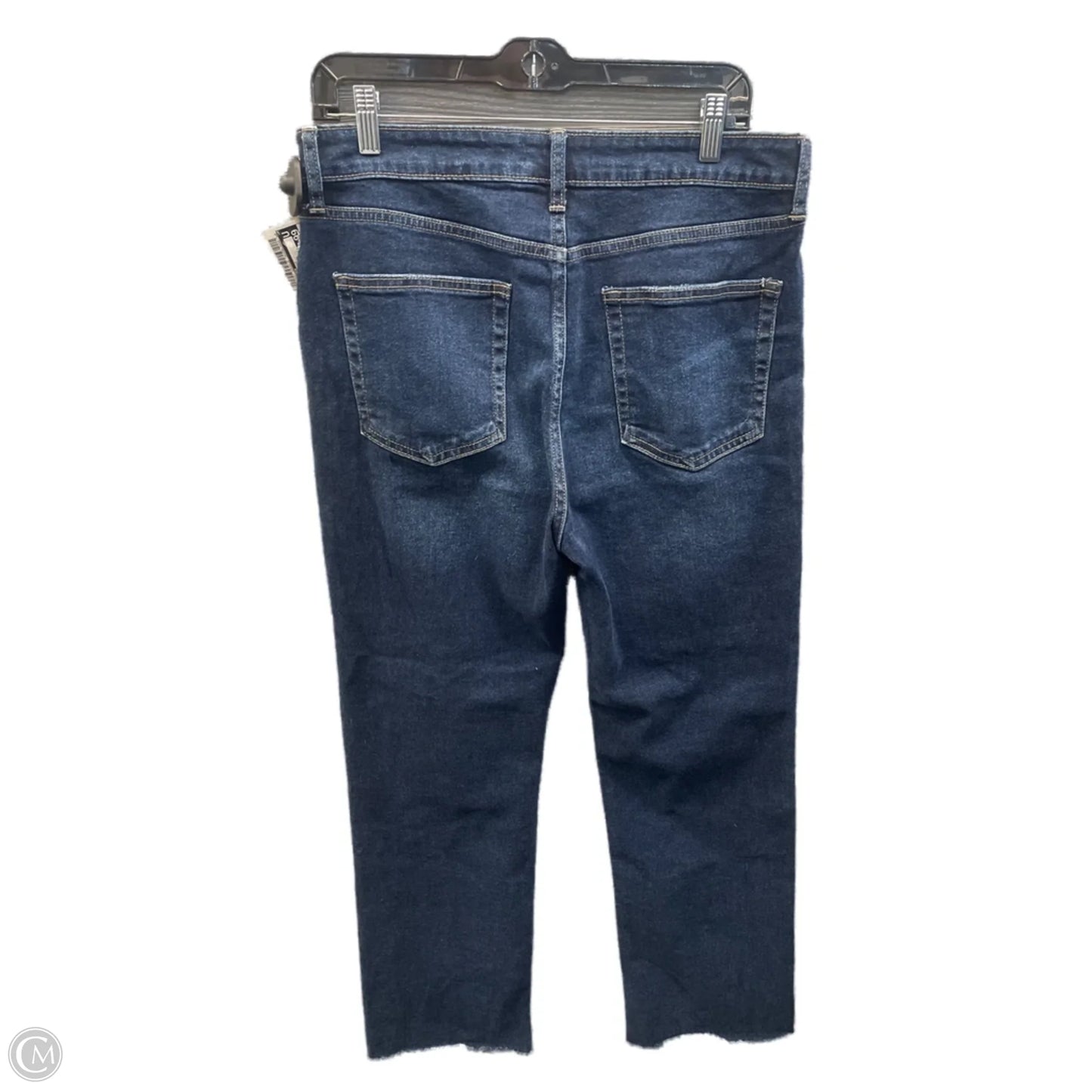 Jeans Straight By Just Black In Blue Denim, Size: 12