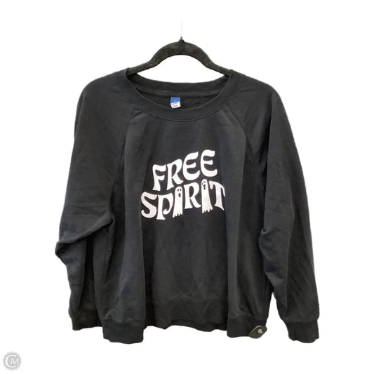 Sweatshirt Crewneck By Old Navy In Black, Size: Xl