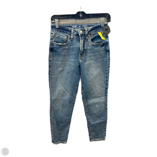 Jeans Boyfriend By Old Navy In Blue Denim, Size: 0p