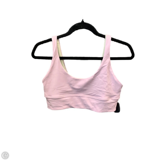 Athletic Bra By Lululemon In Pink, Size: 10