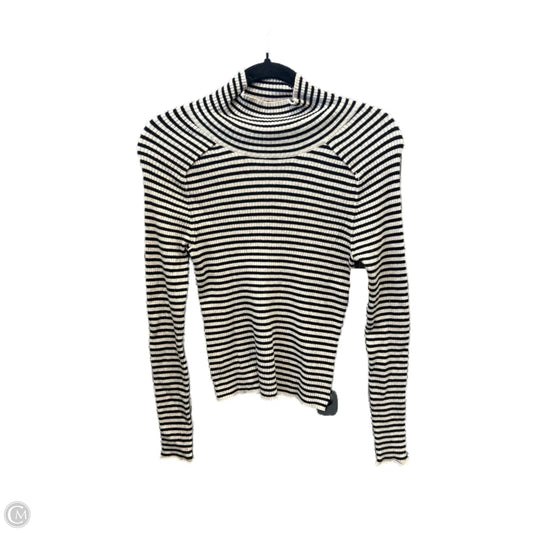 Top Long Sleeve By Universal Thread In Striped Pattern, Size: L