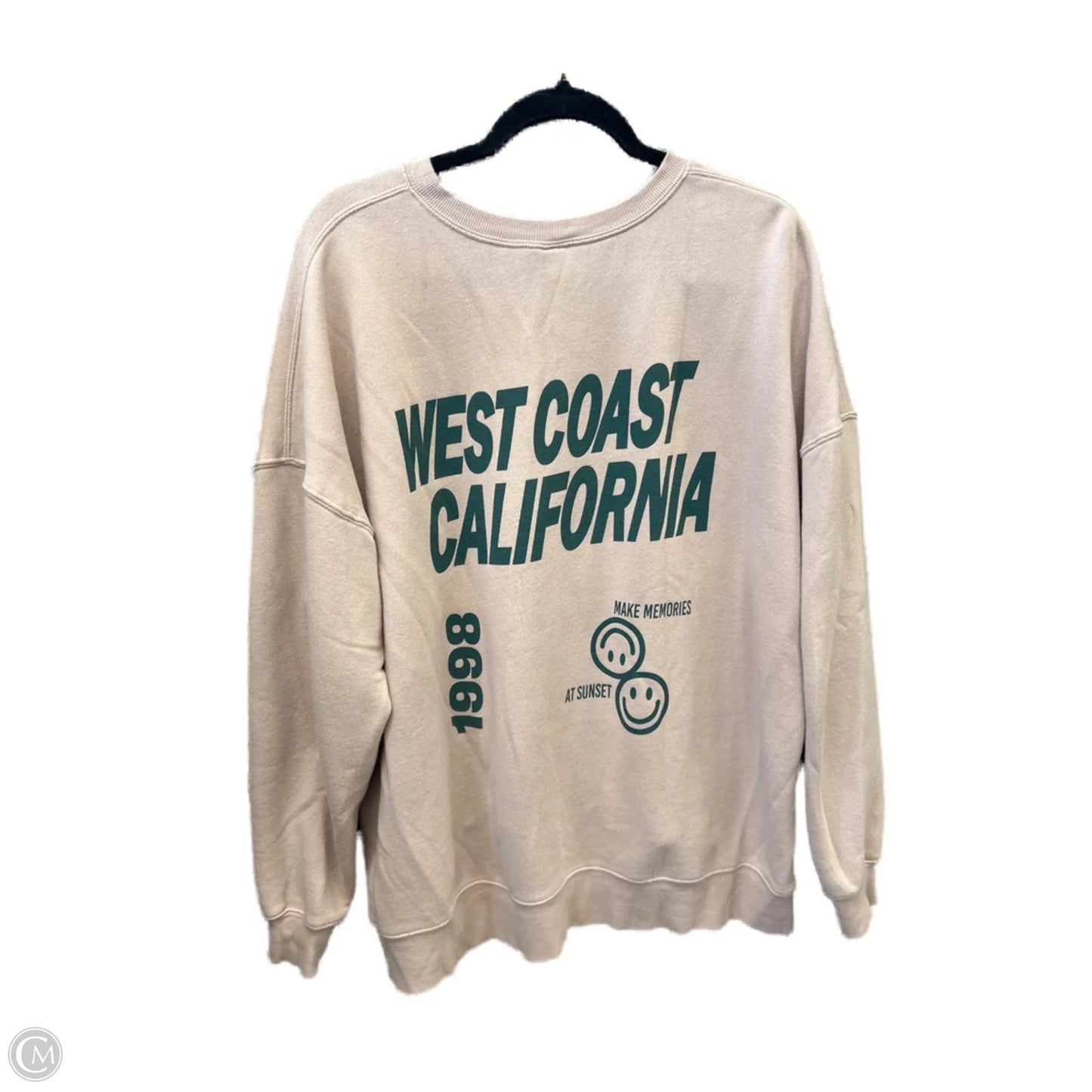 Sweatshirt Crewneck By Wild Fable In Pink, Size: L