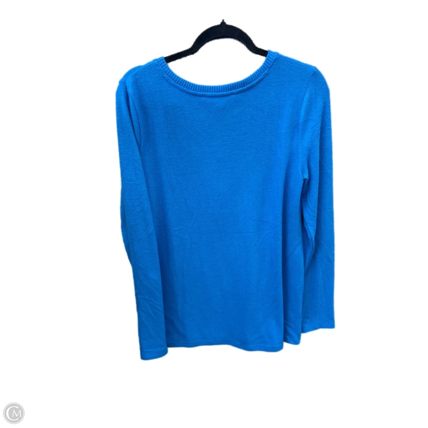 Top Long Sleeve By Loft In Blue, Size: L