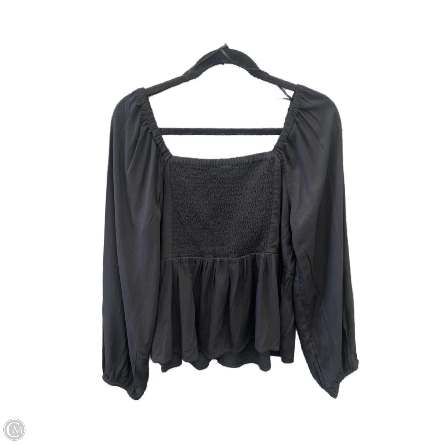 Top Long Sleeve By Old Navy In Black, Size: L