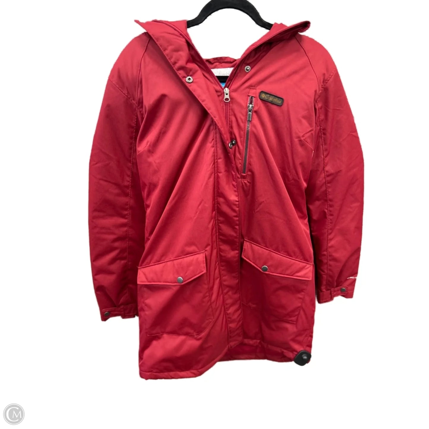 Coat Parka By Columbia In Red, Size: L